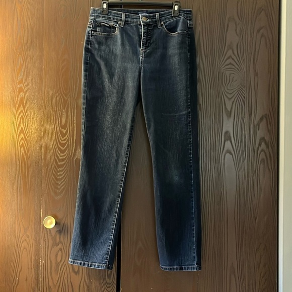 Bandolino dark blue jeans. Size 8 - Picture 1 of 5